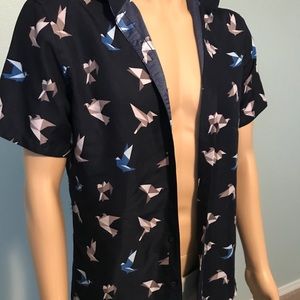 Suslo Couture Luxury Origami shirt Size S